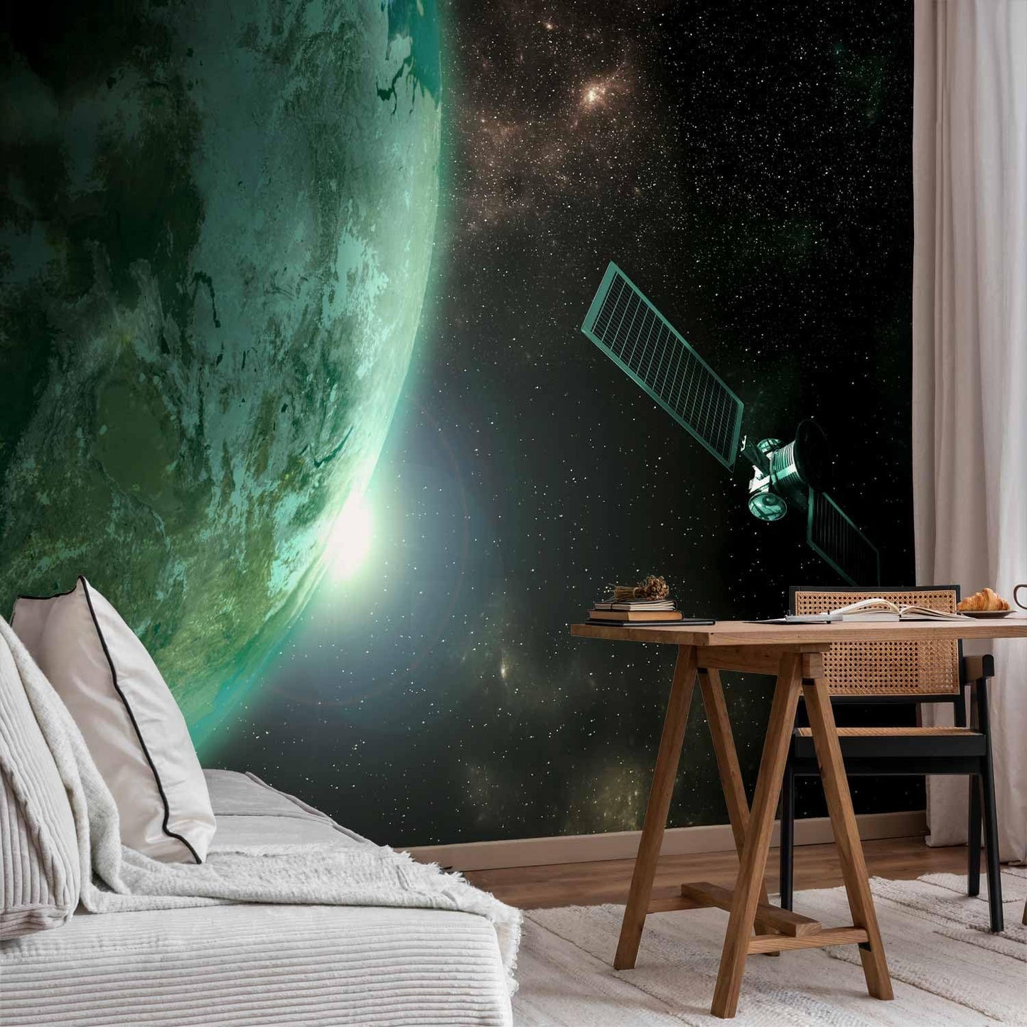 artgeist Premium Wall Mural Cosmos Galaxy 98x69 in - XXL Non-Woven Wallpaper Fleece Wall Decor Photo Print Picture Image Design Home n-B-0007-a-b