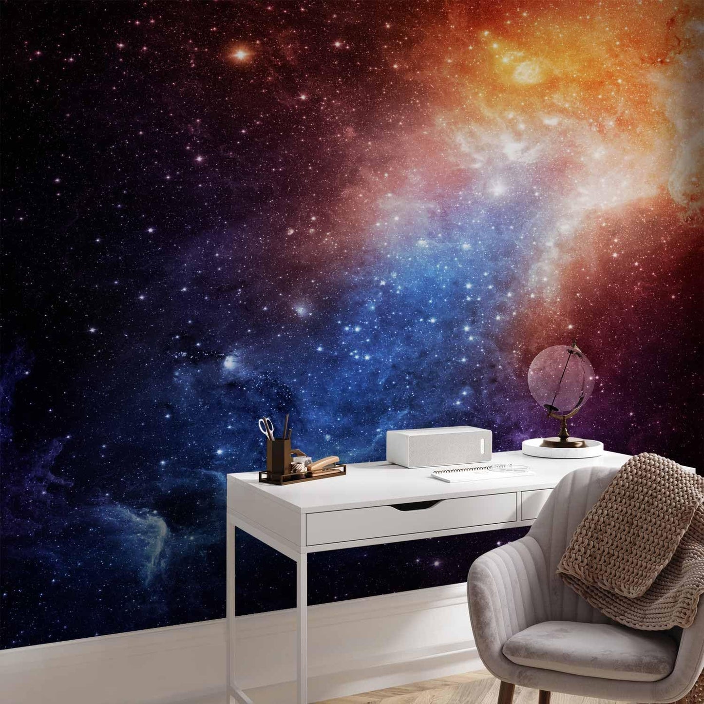 artgeist Wall Mural Cosmos Galaxy 157x110 in - XXL Non-Woven Wallpaper Fleece Wall Decor Photo Print Picture Image Design Home f-B-0057-a-a