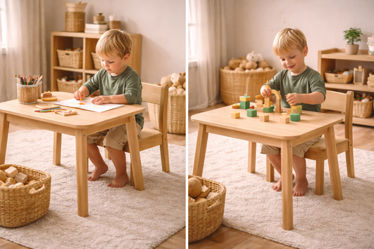 How a Toddler Table and Chair Set Supports Focused Play
