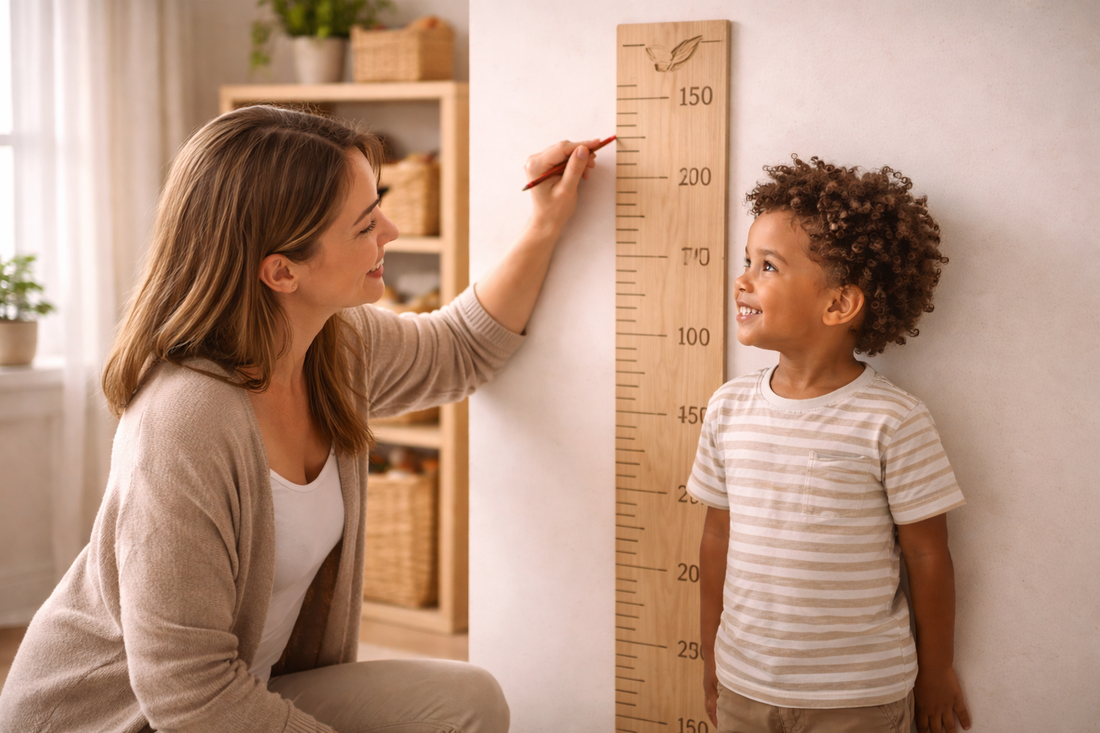 How a Simple Wall Growth Chart Turns Everyday Moments Into Memories