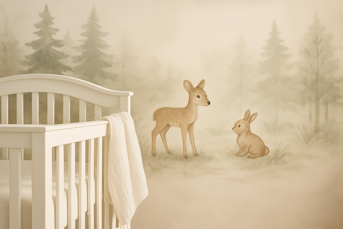 🍼 How to Choose Baby-Safe Wall Murals for a Healthier Nursery in 2025