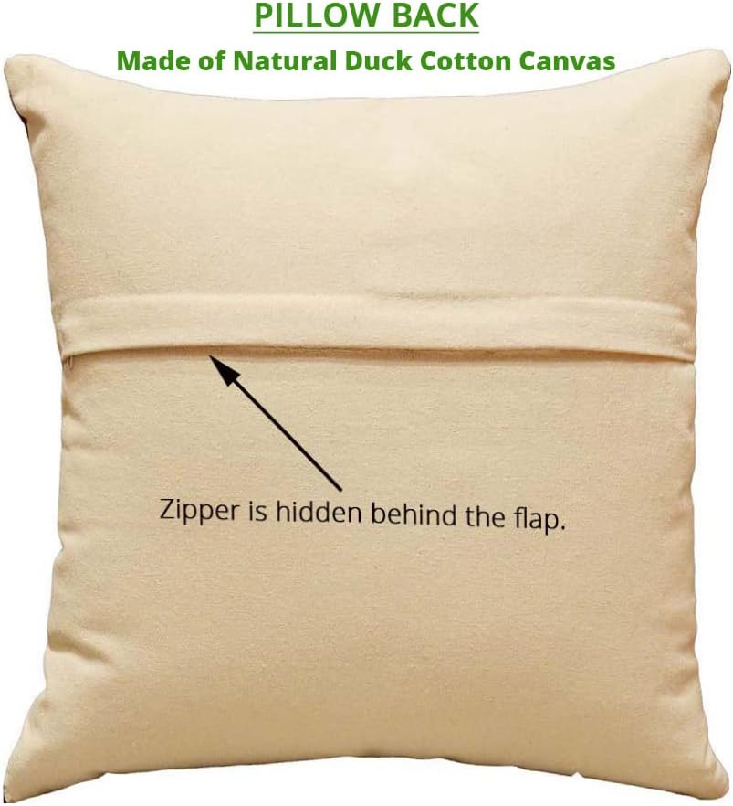 Abstract Decorative Pillow Cover Hand Embroidered Whimsical Toss Pillows Farmhouse Chair Cushion Contemporary Pillowsham Mid-Century Chair Cushions Wool Size 18x18