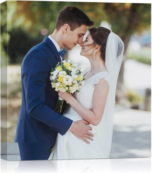 AbcCustomize Custom Canvas Prints,Transform Your Memories into Beautiful Art with Personalized Photo on Canvas,Personalized Canvas Wall Art for Home Decor, Gifts, and Keepsakes