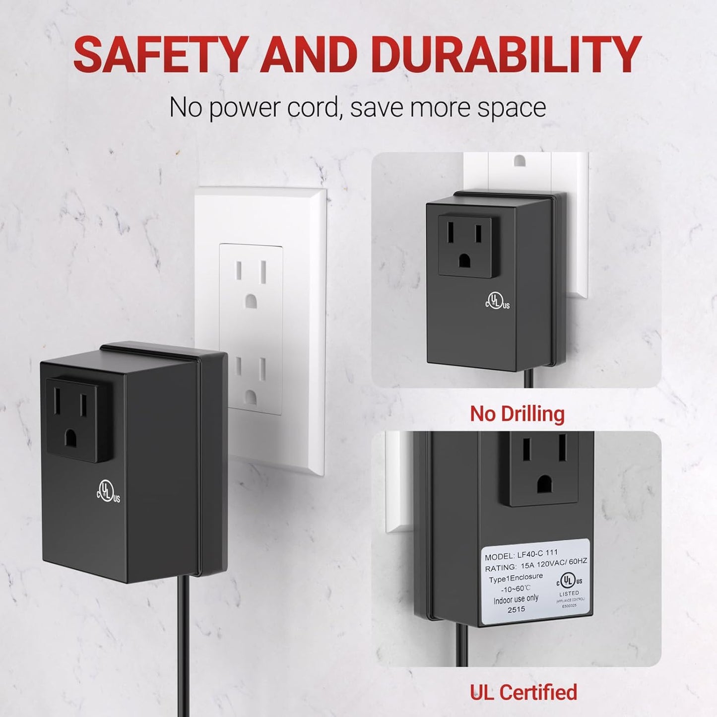 APIELE Garbage Disposal Air Switch Kit, Sink Top Push Button Switch for Food Waste Disposer, UL Listed 3.6" Long On/Off Air Button (Stainless Steel)