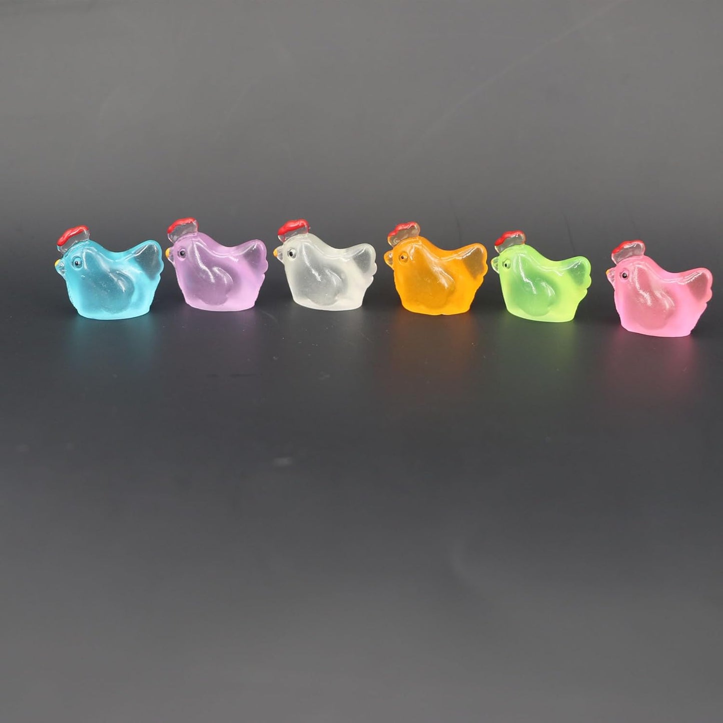 Fairy Garden Accessories Tree Elves Glow in Dark Alien Decor Miniature Luminous Ghost kit for Micro Landscape Decoration Outdoor Status Patio Lawn Yard Kit (10 Blue)