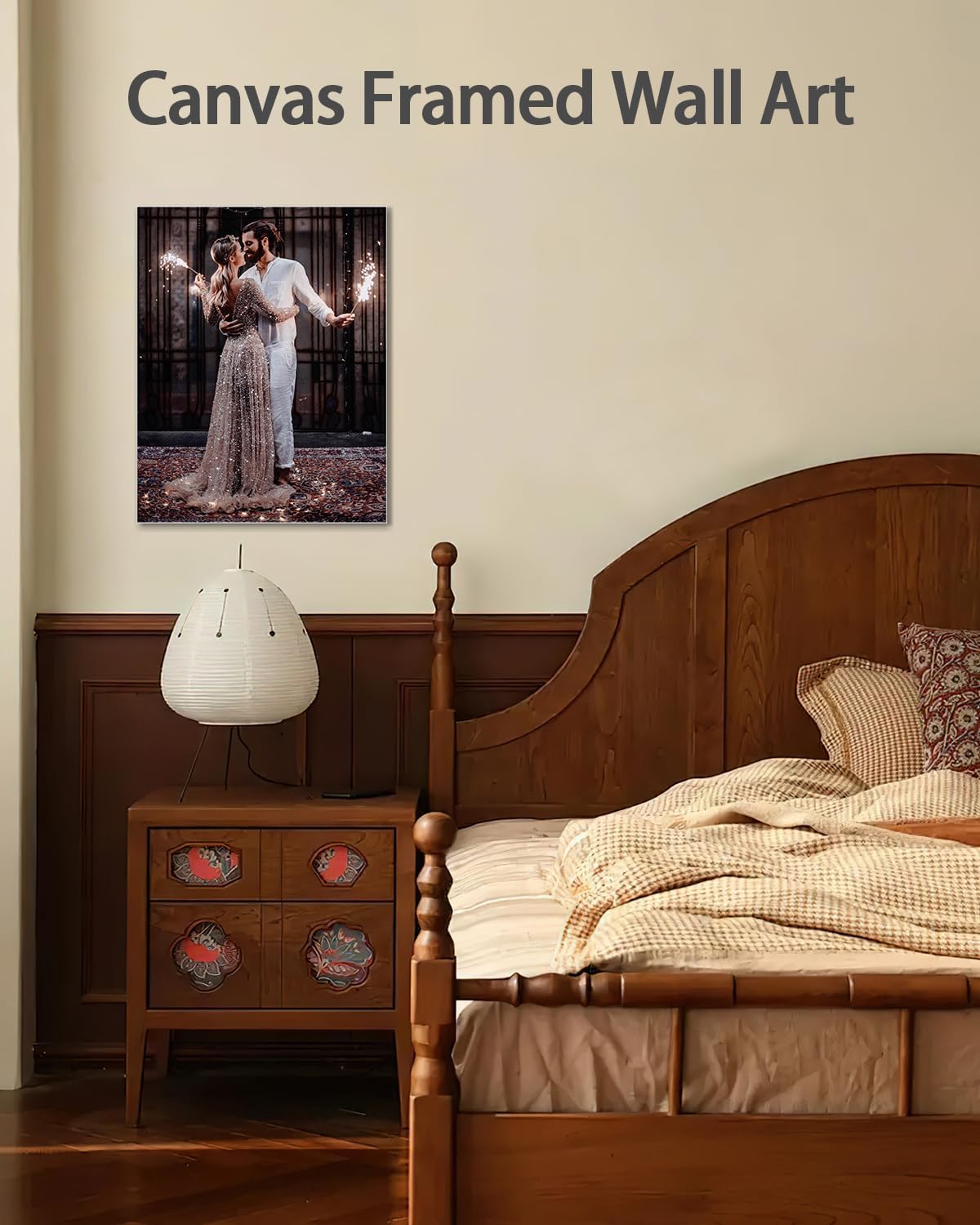 AbcCustomize Custom Canvas Wall Art with Your Photos, Perfect for Living Room, Bedroom, Farmhouse Decor, Personalized Gifts