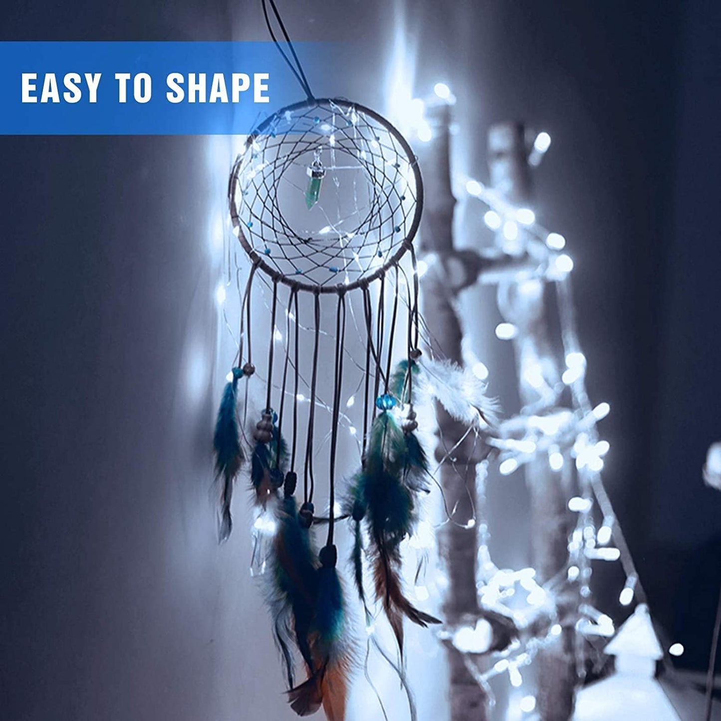 6 Pack Fairy Lights Battery Operated String Lights 7ft 20 LED Mini Twinkle Lights Silver Wire Lights for DIY Crafts Mason Jars Centerpiece Table Wedding Party Christmas Decor, Warm White & Cool White