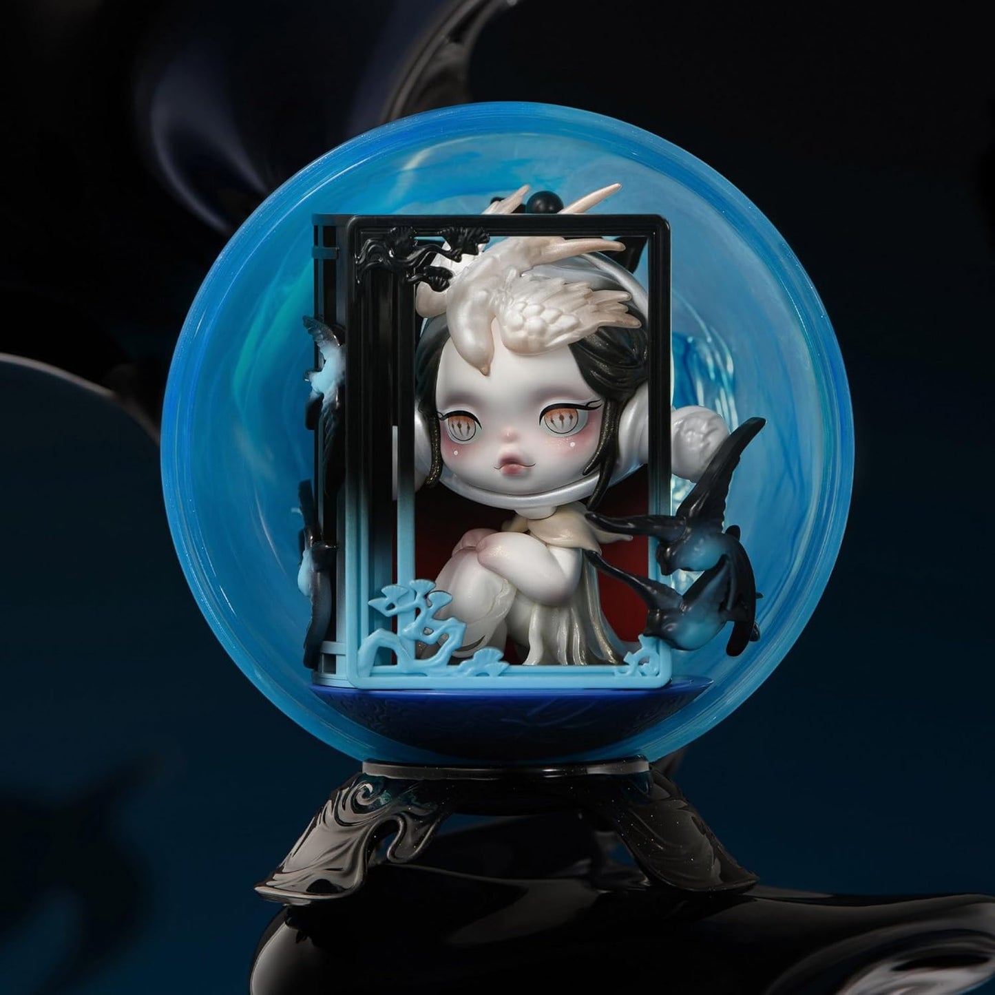 POP MART SKULLPANDA The Mirage Series Figures Blind Box Figures, Random Design Mystery Toys for Modern Home Decor, Collectible Toy Set for Desk Accessories, Whole Set