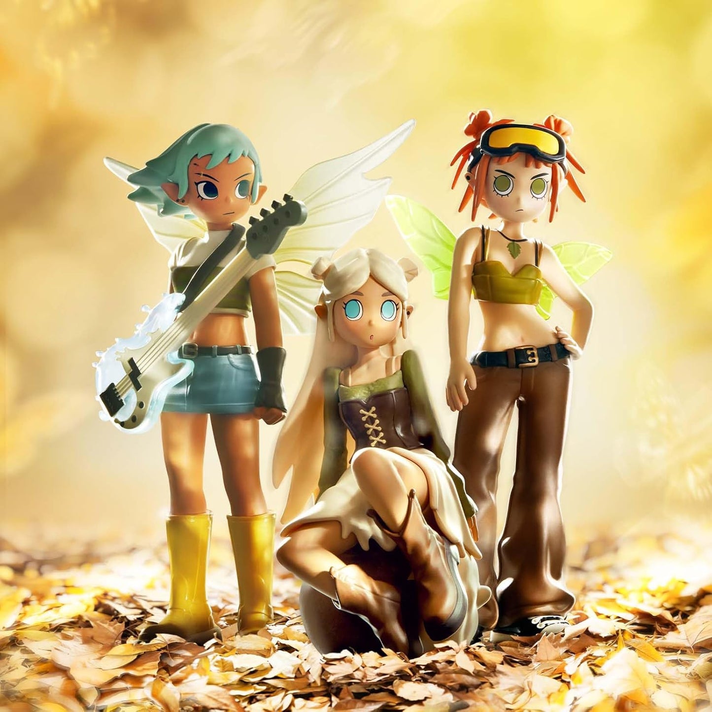 POP MART Peach Riot Punk Fairy Series Figures, 12PCs Peach Riot Blind Box Figures, Random Design Action Figures Collectible Toys Home Decorations, Holiday Birthday Gifts for Girls and Boys, Whole Set