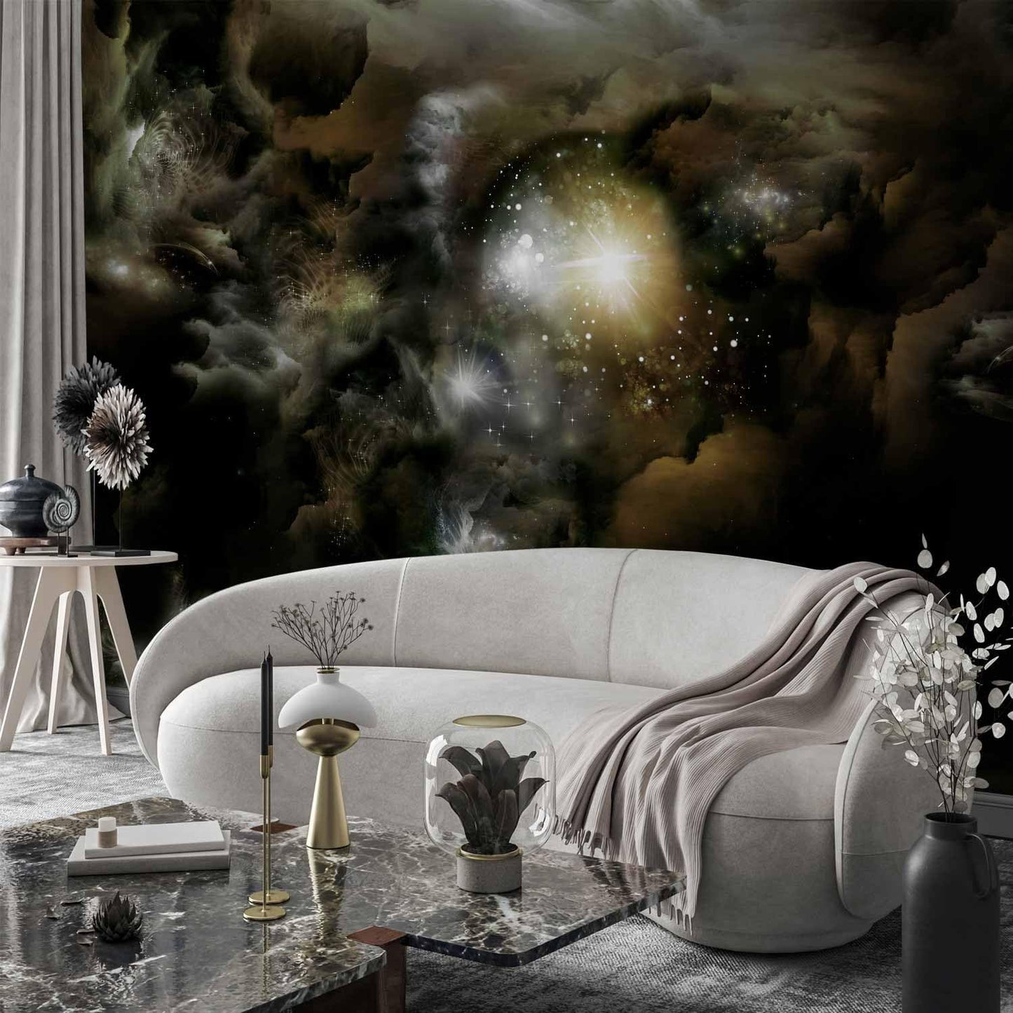 artgeist Premium Wall Mural Cosmos Galaxy 138x101 in - XXL Non-Woven Wallpaper Fleece Wall Decor Photo Print Picture Image Design Home n-A-0027-a-b