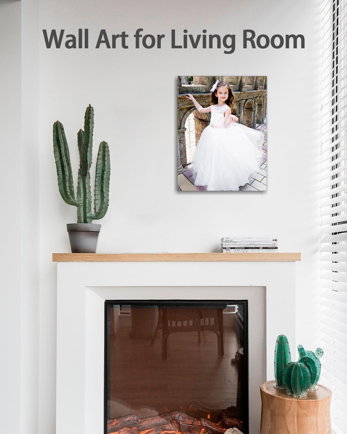 AbcCustomize Canvas Prints with Your Photos, Personalized Photo To Canvas Print for Bedroom, Living Room, Farmhouse Office Decor,Custom Canvas Wall Art for Gifts & Keepsakes, Ready to Hang