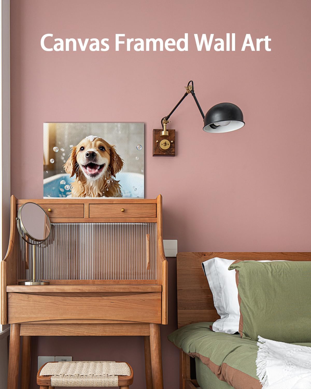 AbcCustomize Canvas Prints with Your Photos, Personalized Photo To Canvas Print for Bedroom, Living Room, Farmhouse Office Decor,Custom Canvas Wall Art for Gifts & Keepsakes, Ready to Hang