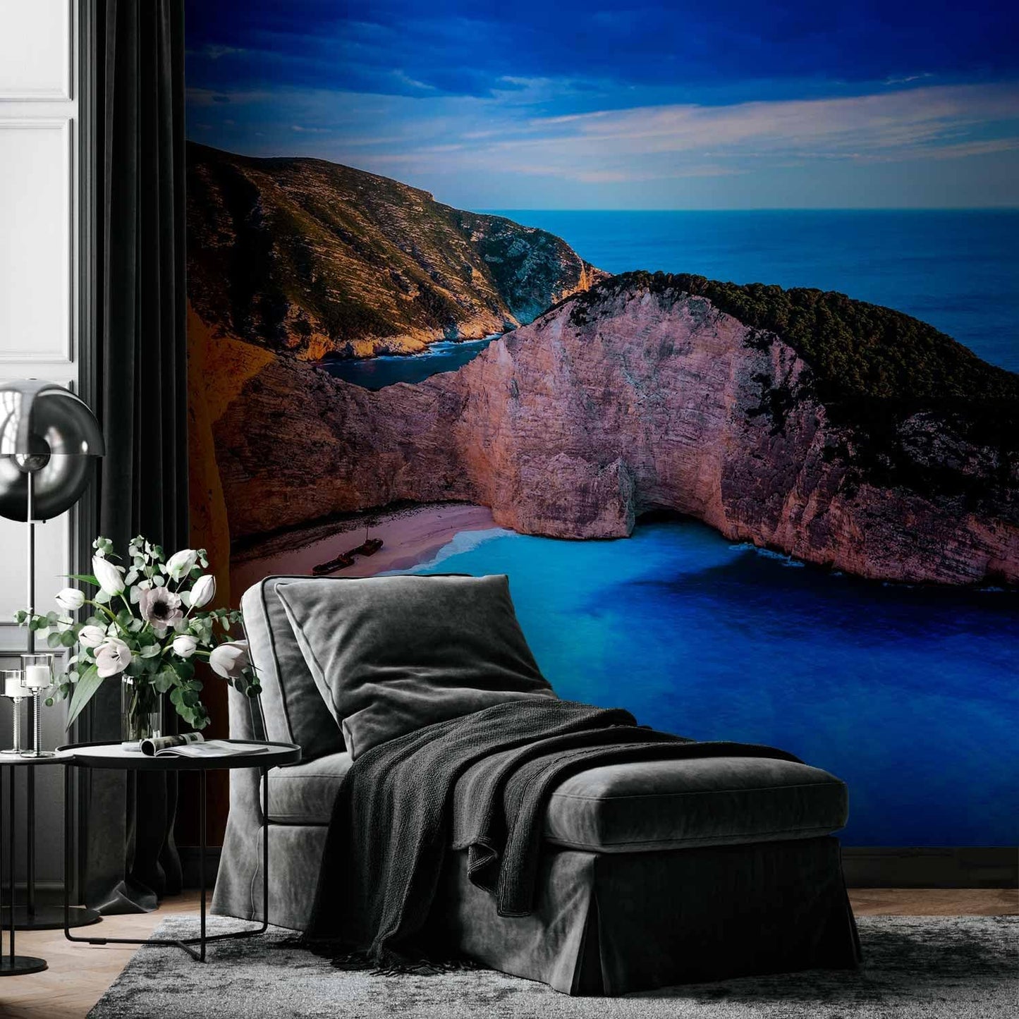 artgeist Wall Mural Tropical Island 216x98 in - XXL Non-Woven Corner Wallpaper Fleece Angle Wall Decor Photo Print Picture Image Design Landscape Sea Beach Ocean c-A-0058-a-d