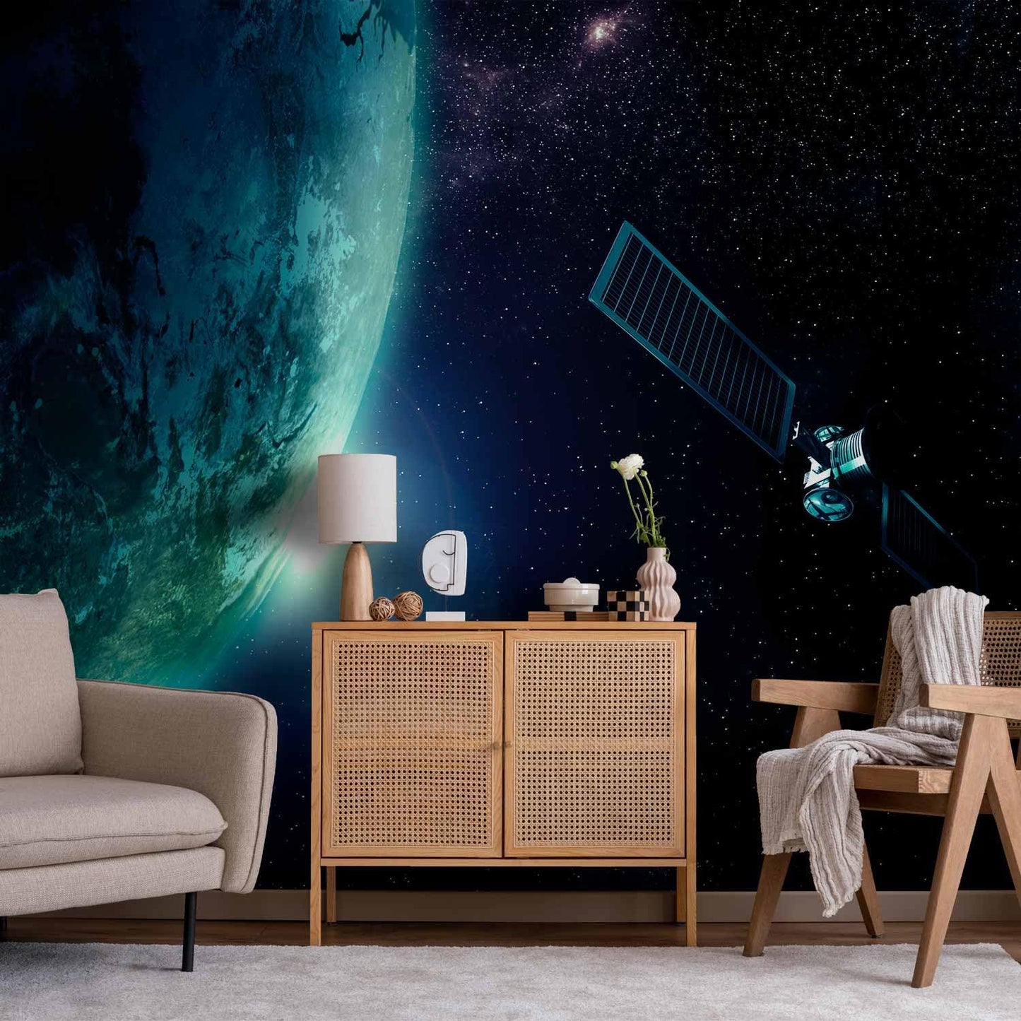 artgeist Premium Wall Mural Cosmos Galaxy 177x124 in - XXL Non-Woven Wallpaper Fleece Wall Decor Photo Print Picture Image Design Home n-B-0007-a-c