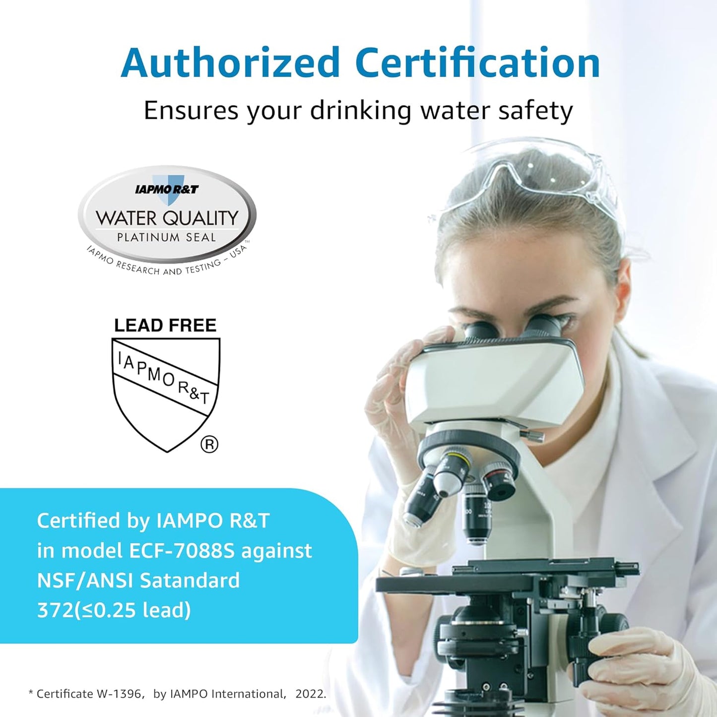AQUA CREST Fluoride Water Filter, Replacement for Berkey® PF-2® Fluoride Reduction Elements, Berkey® Gravity Filtration System, NSF/ANSI 372 Certified, Pack of 2
