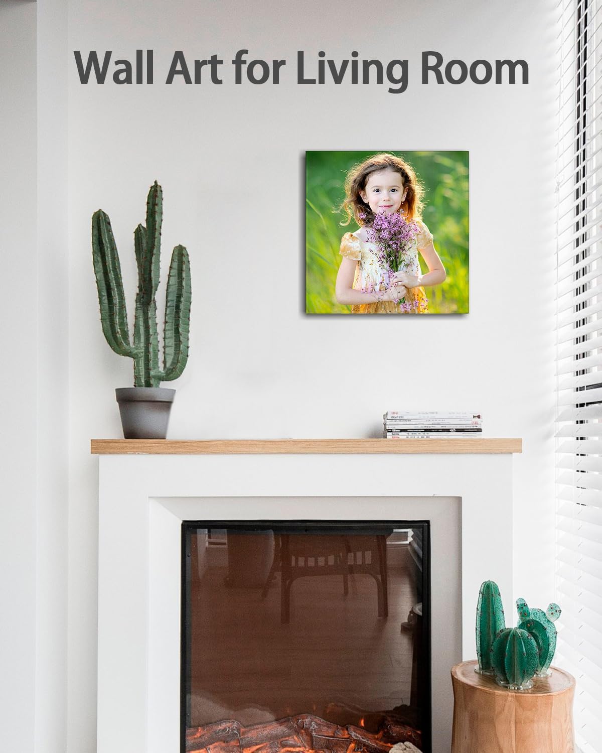 AbcCustomize Canvas Prints with Your Photos, Personalized Photo To Canvas Print for Bedroom, Living Room, Farmhouse Office Decor,Custom Canvas Wall Art for Gifts & Keepsakes, Ready to Hang