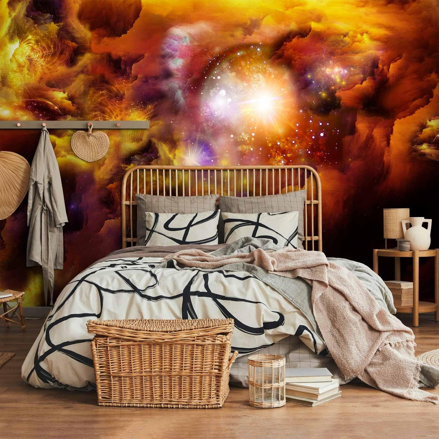artgeist Premium Wall Mural Cosmos Galaxy 138x101 in - XXL Non-Woven Wallpaper Fleece Wall Decor Photo Print Picture Image Design Home n-A-0027-a-d