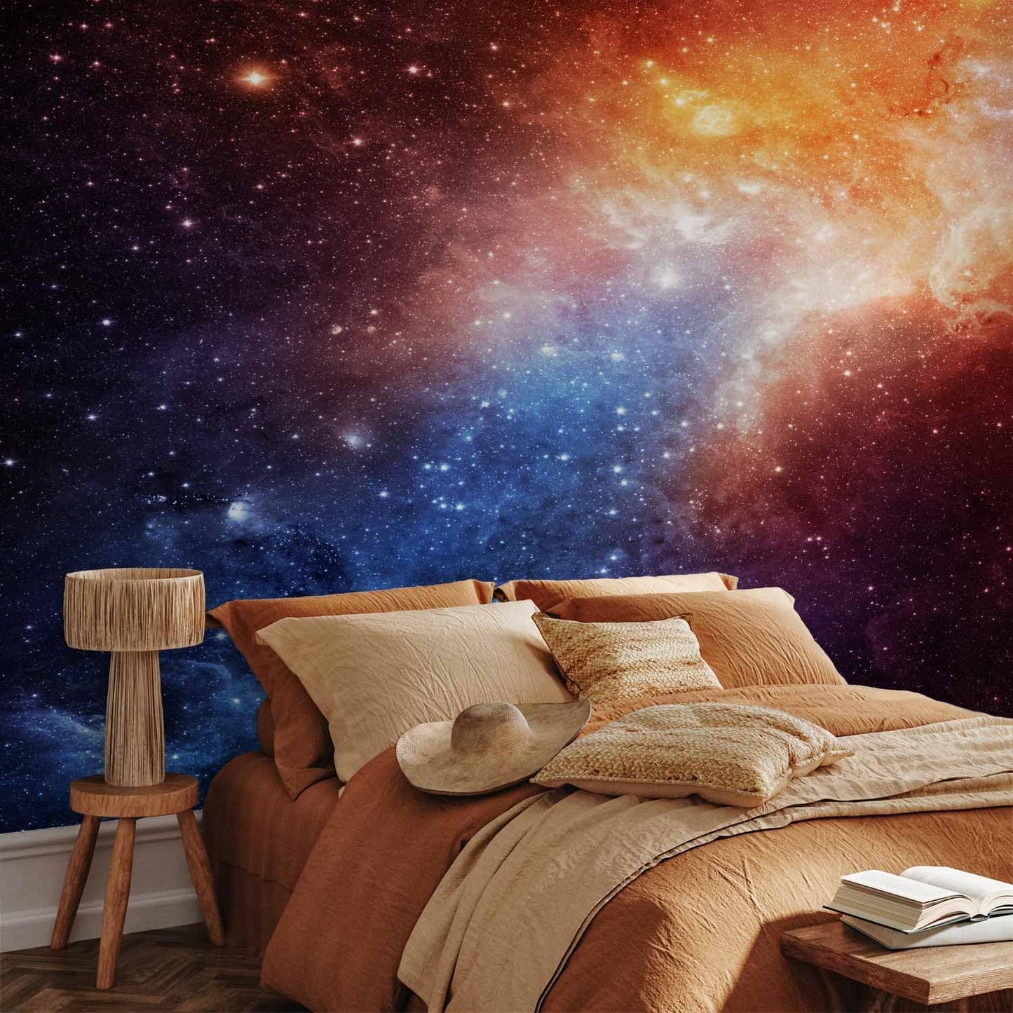 artgeist Premium Wall Mural Cosmos Galaxy 138x101 in - XXL Non-Woven Wallpaper Fleece Wall Decor Photo Print Picture Image Design Home f-B-0057-a-a