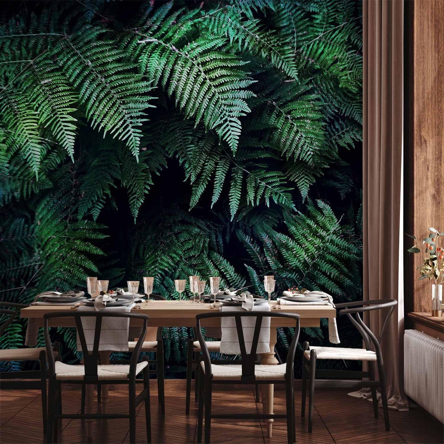 artgeist Wall Mural 3D Effect 98x69 in - XXL Non-Woven Wallpaper Fleece Wall Decor Photo Print Picture Image Design Home Tropical Leaves b-C-0564-a-a