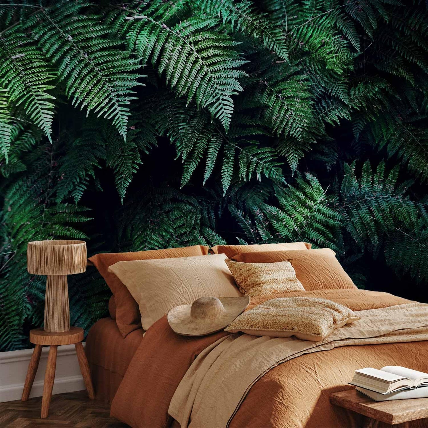 artgeist Wall Mural 3D Effect 138x101 in - XXL Non-Woven Wallpaper Fleece Wall Decor Photo Print Picture Image Design Home Tropical Leaves b-C-0564-a-a