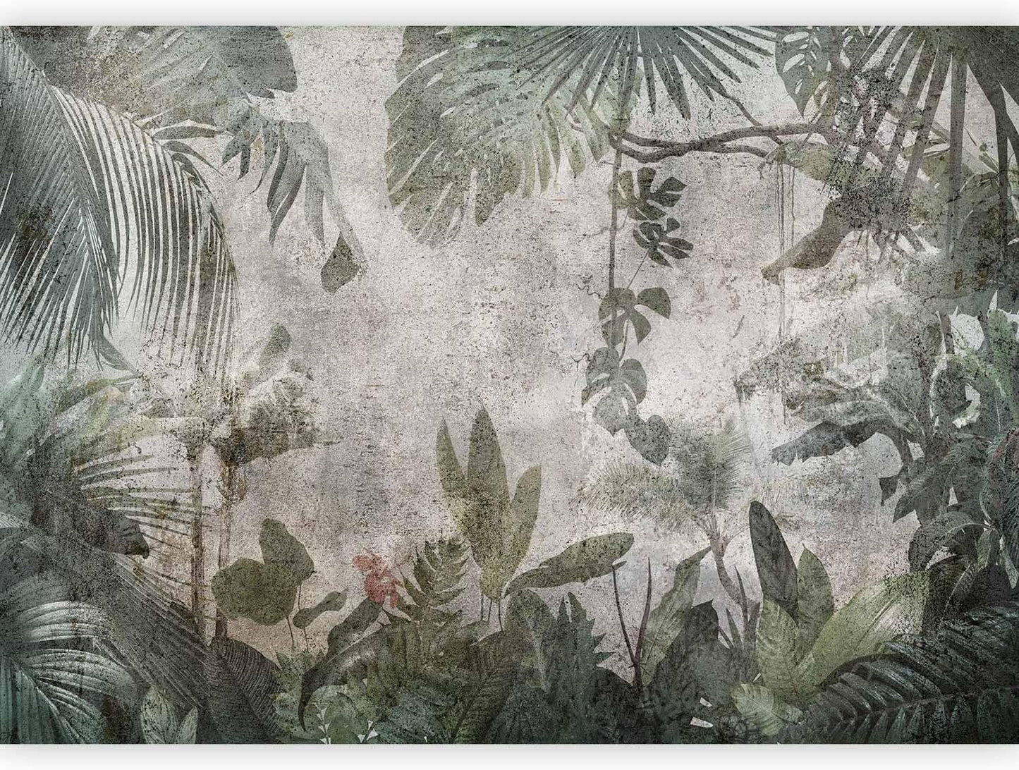 artgeist Wall Mural Tropical Leaves 197x138 in - XXL Non-Woven Wallpaper Fleece Wall Decor Photo Print Picture Image Design Landscape Jungle Nature Monstera Palm Leaves b-C-0821-a-a