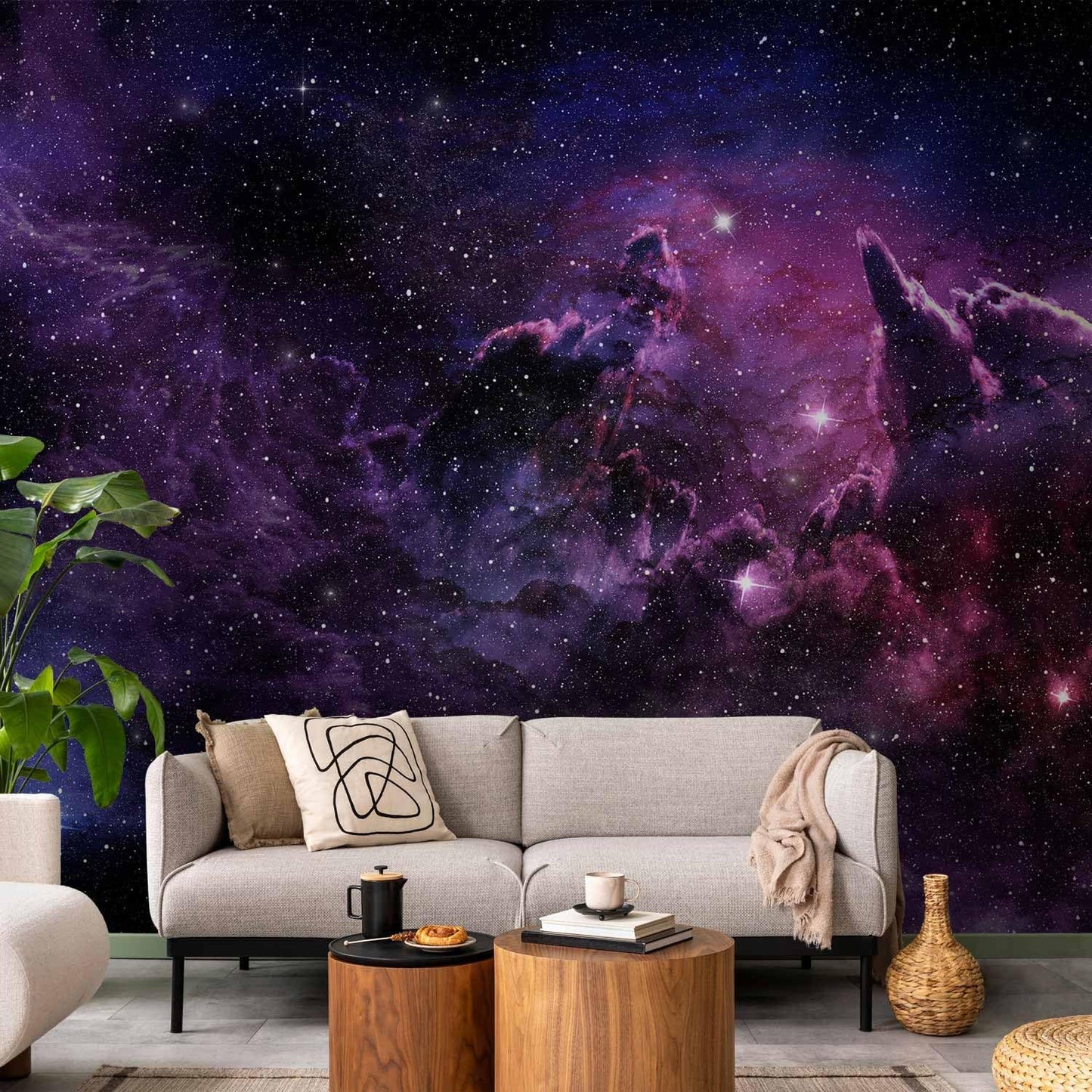 artgeist Wall Mural Cosmos Galaxy 98x69 in - XXL Non-Woven Wallpaper Fleece Wall Decor Photo Print Picture Image Design Home a-C-0022-a-a