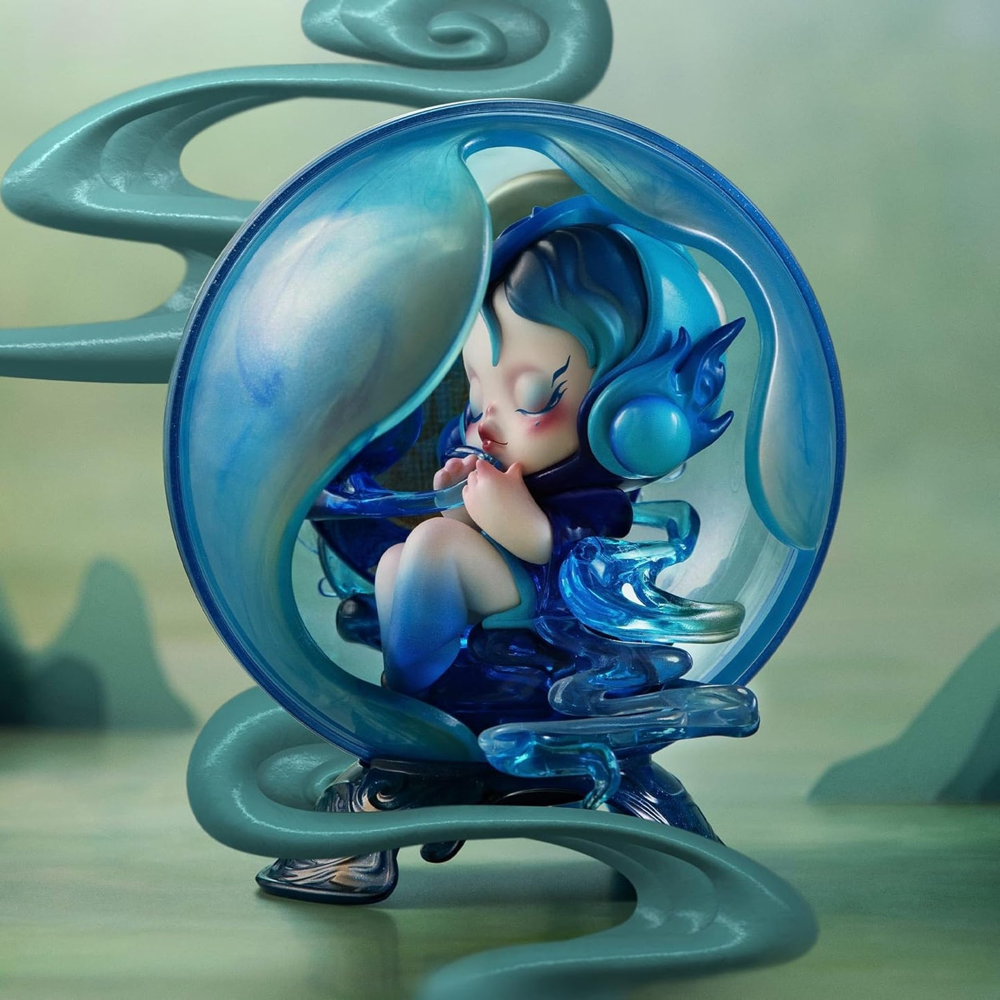 POP MART SKULLPANDA The Mirage Series Figures Blind Box Figures, Random Design Mystery Toys for Modern Home Decor, Collectible Toy Set for Desk Accessories, Single Box