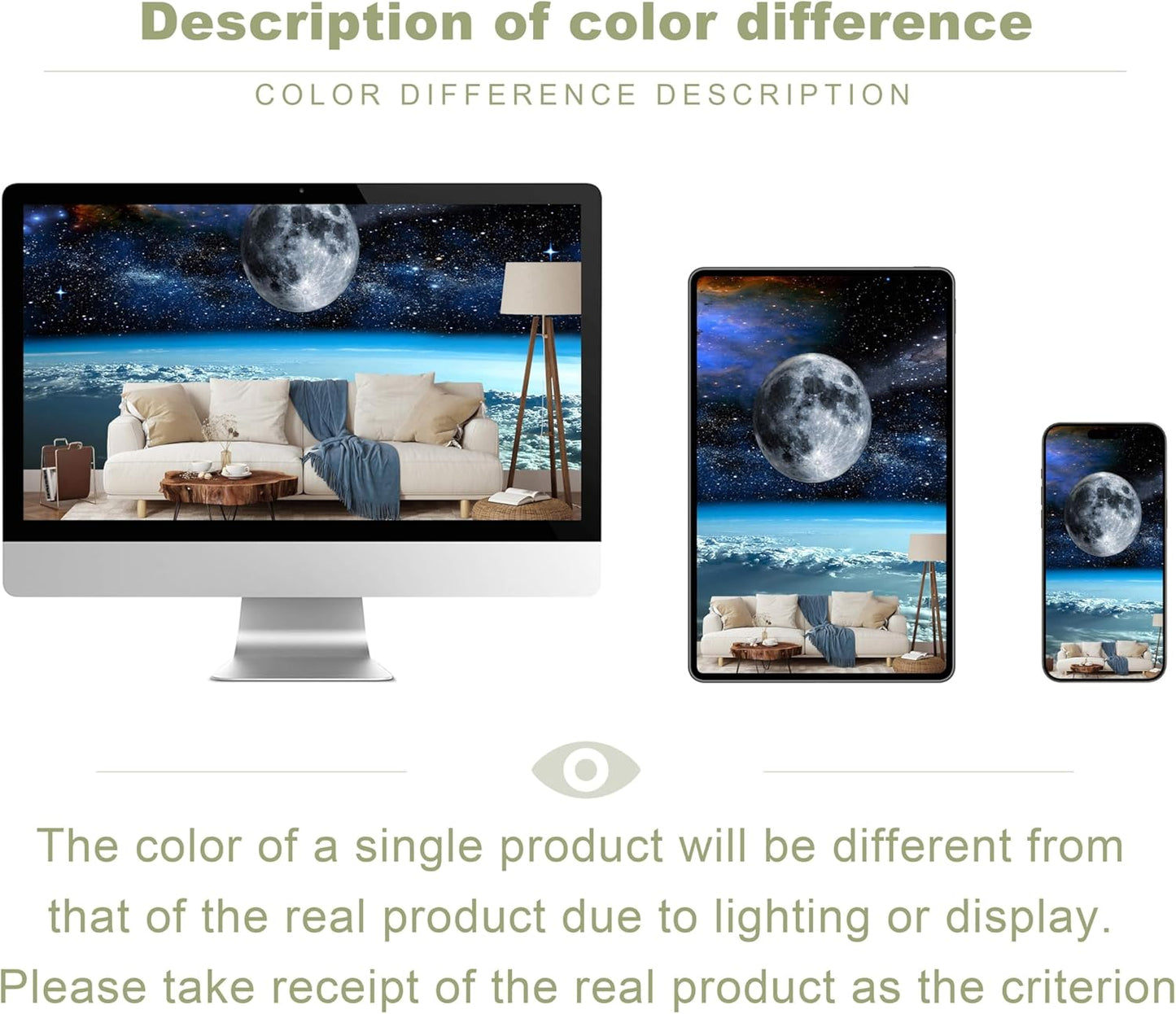 Galaxy Starry Sky Wall Mural Wallpaper for Kids Room Bedroom Living Room(Not Peel and Stick)