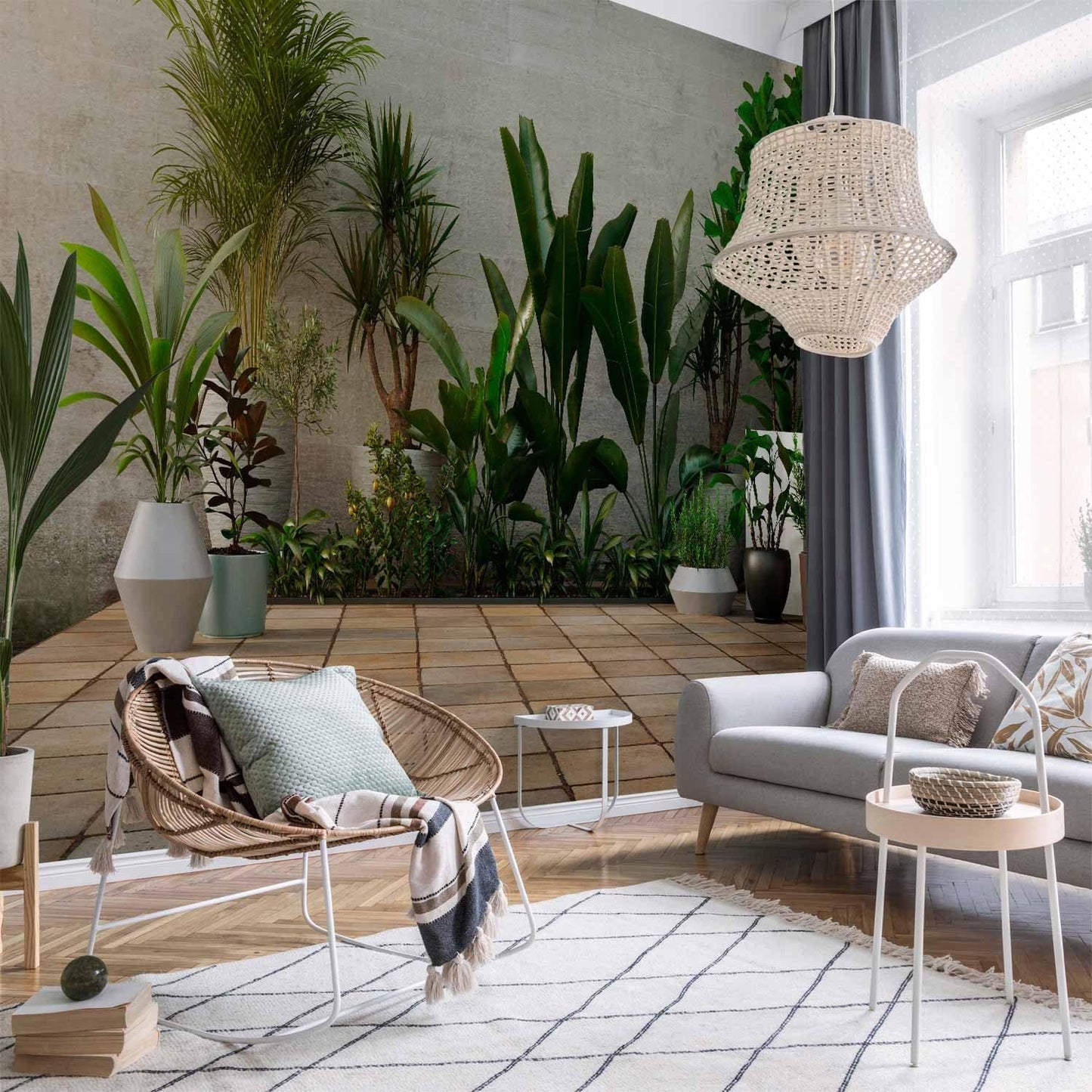 artgeist Premium Wall Mural Nature 98x69 in - XXL Non-Woven Wallpaper Fleece Wall Decor Photo Print Picture Image Design Botanics Plants 3D Effect b-B-0600-a-a