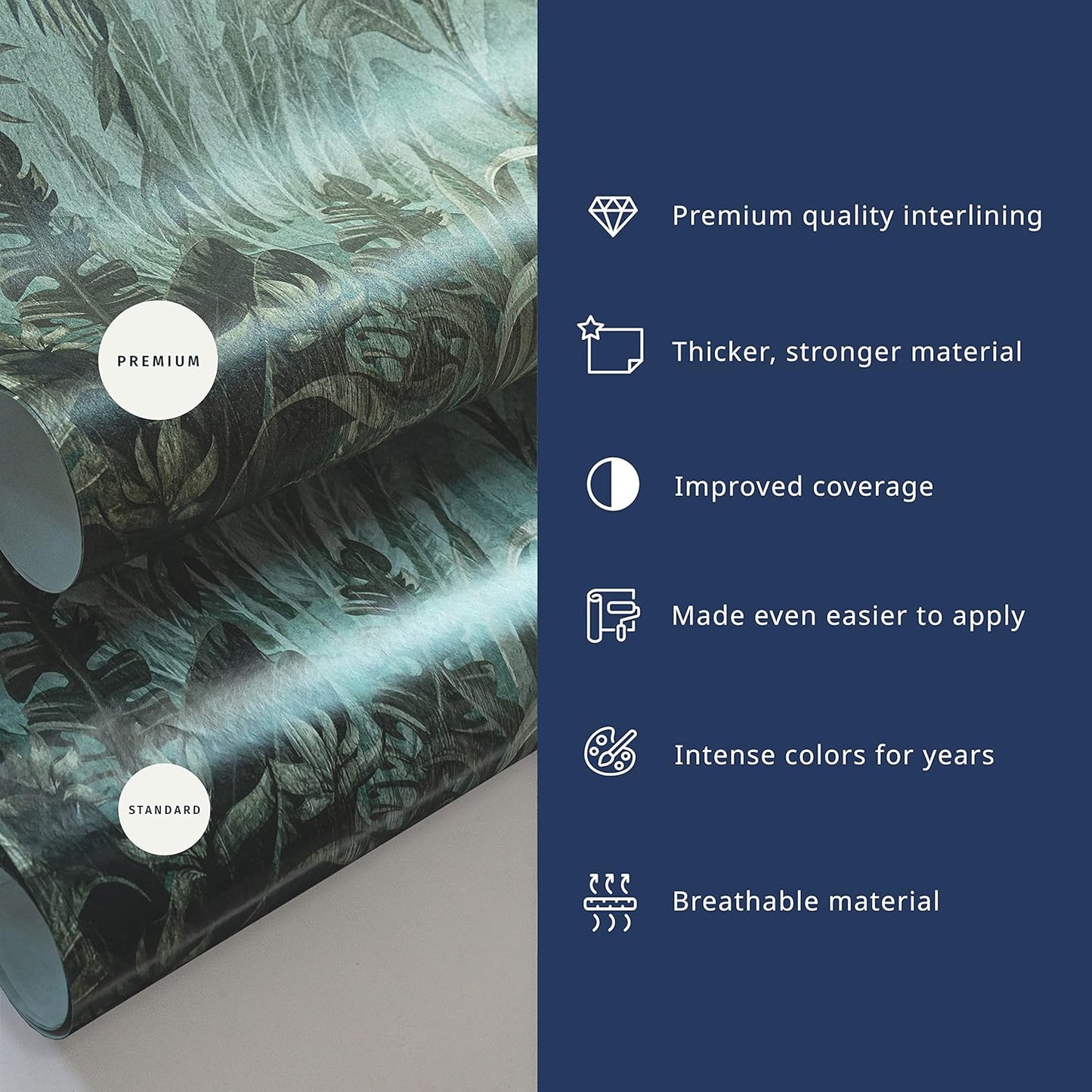 artgeist Premium Wall Mural World Map 138x101 in - XXL Non-Woven Wallpaper Fleece Wall Decor Photo Print Picture Image Design Home Map of The World k-B-0001-a-d